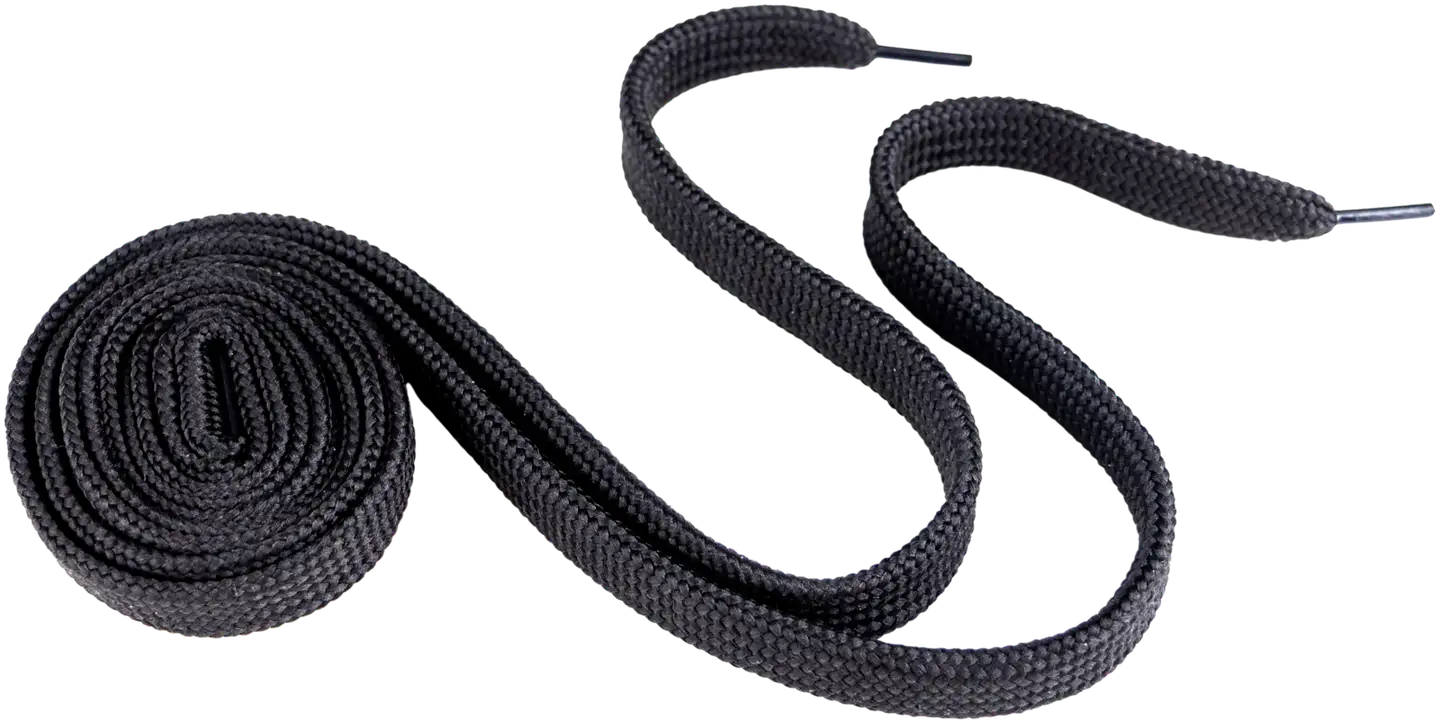 Cocciné fat shoe laces kengännauhat 120cm black - 2