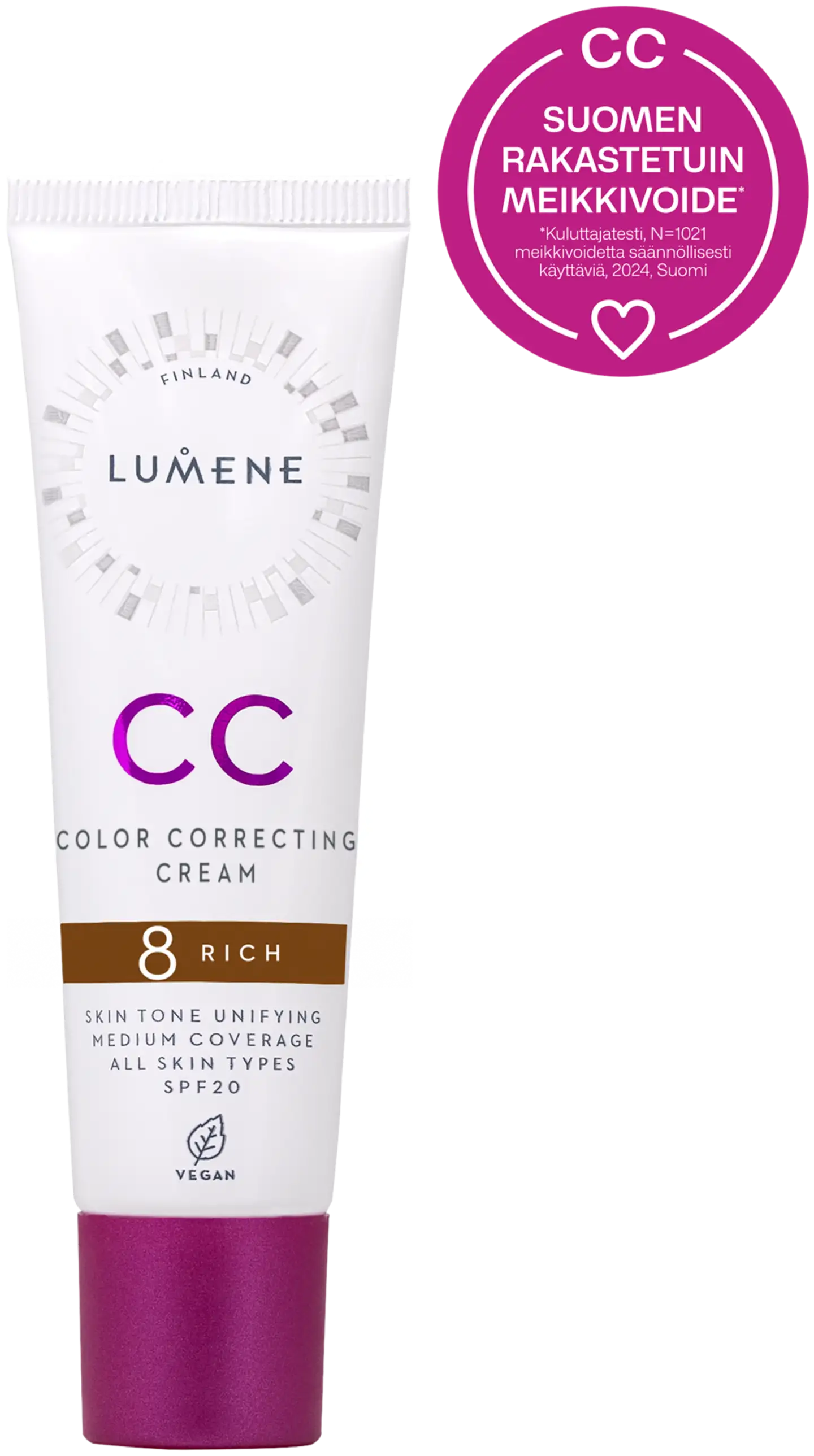 Lumene CC Color Correcting Meikkivoide SK20 8 Rich 30 ml - 1