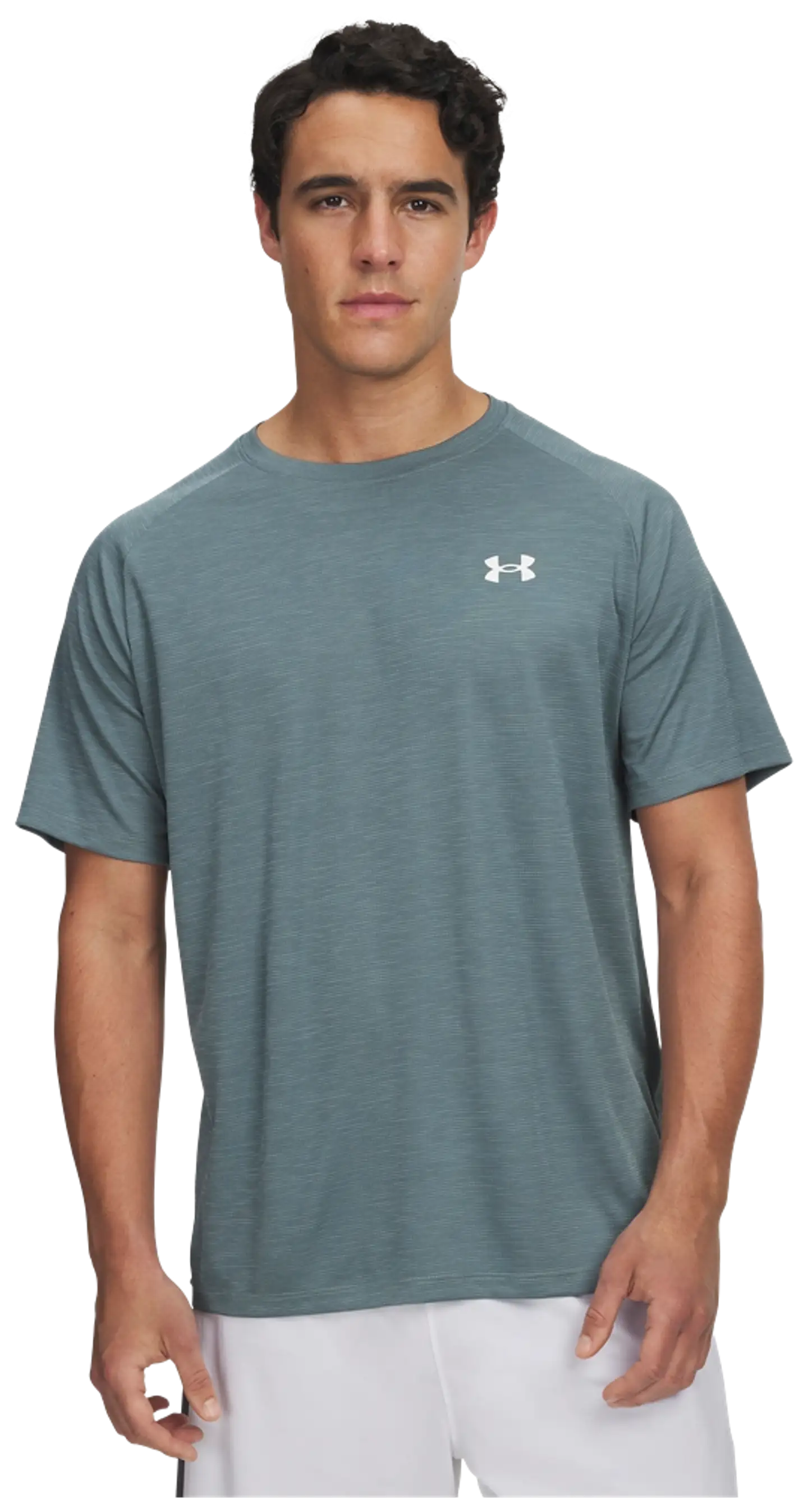 Under Armour miesten treenipaita Tech Textured 1382796 - Jasper Blue - 3