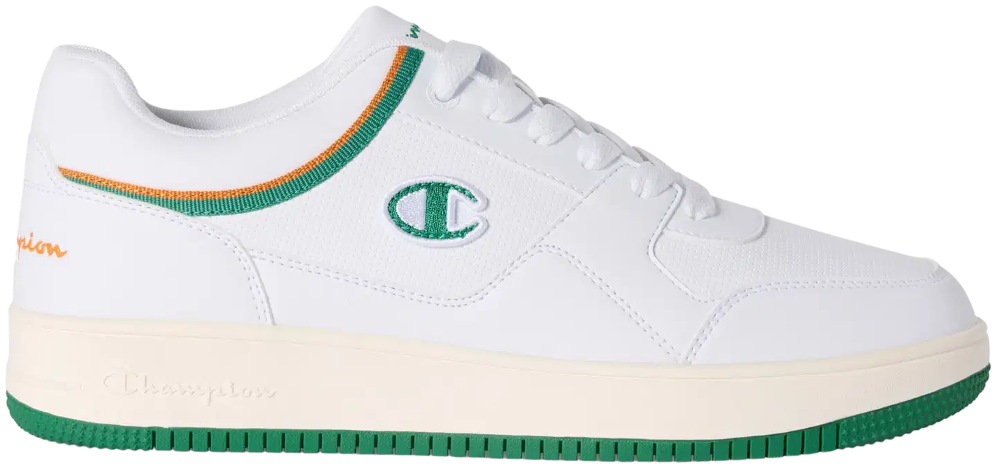 Champion miesten tennari RD18 White Green Low - white/green - 4