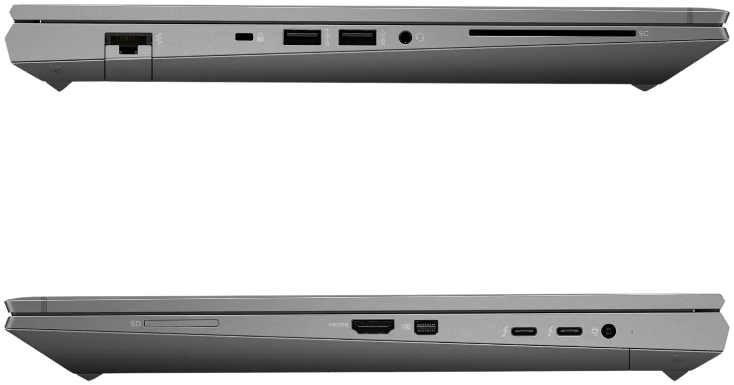 Nuvoo tehdashuollettu kannettava tietokone HP ZBook Fury 15 G8 Intel Core i7-11800H 15" FHD 32GB 512GB SSD RTX A2000 W11P - 4