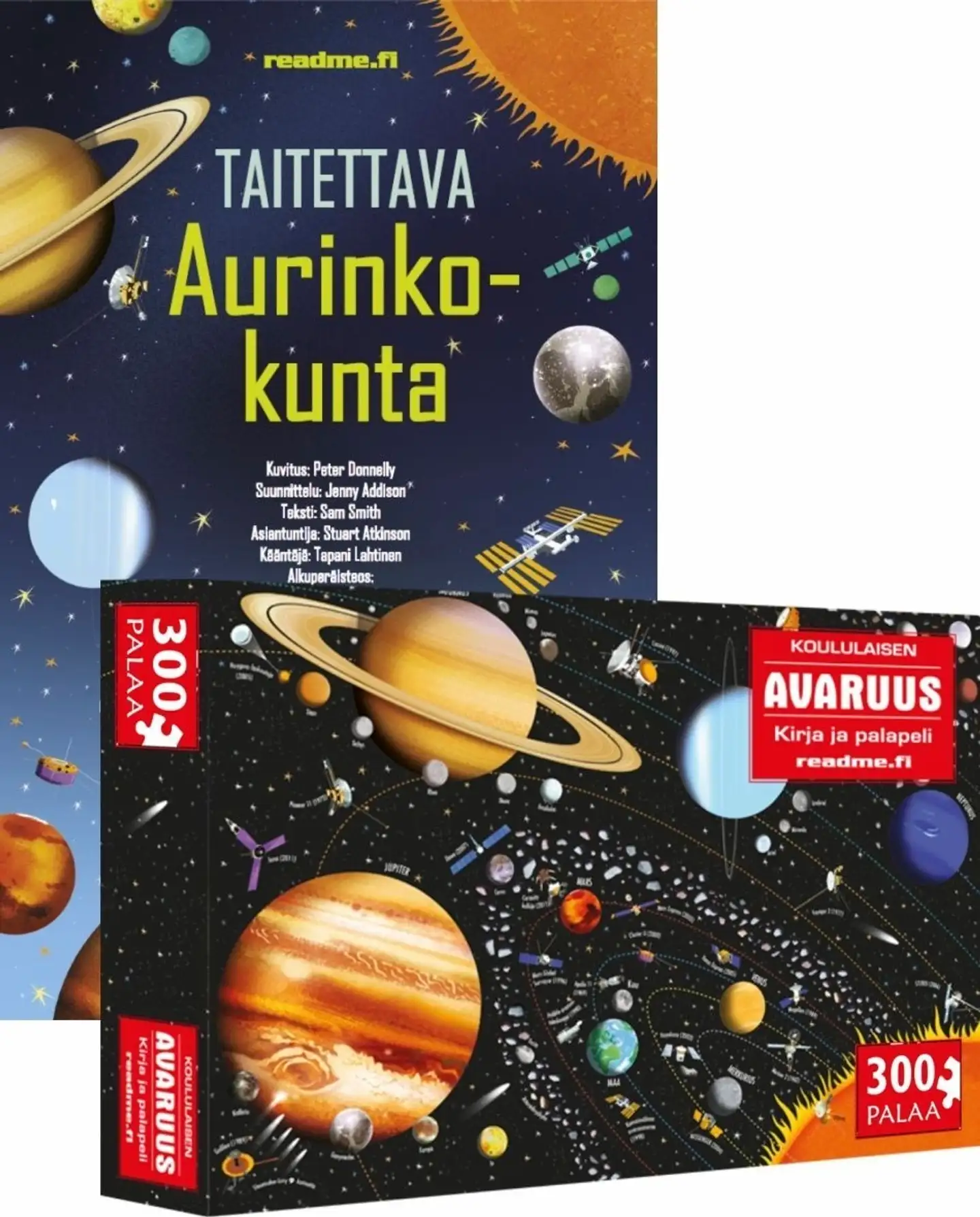 Avaruus - Koululaisen kirja ja palapeli