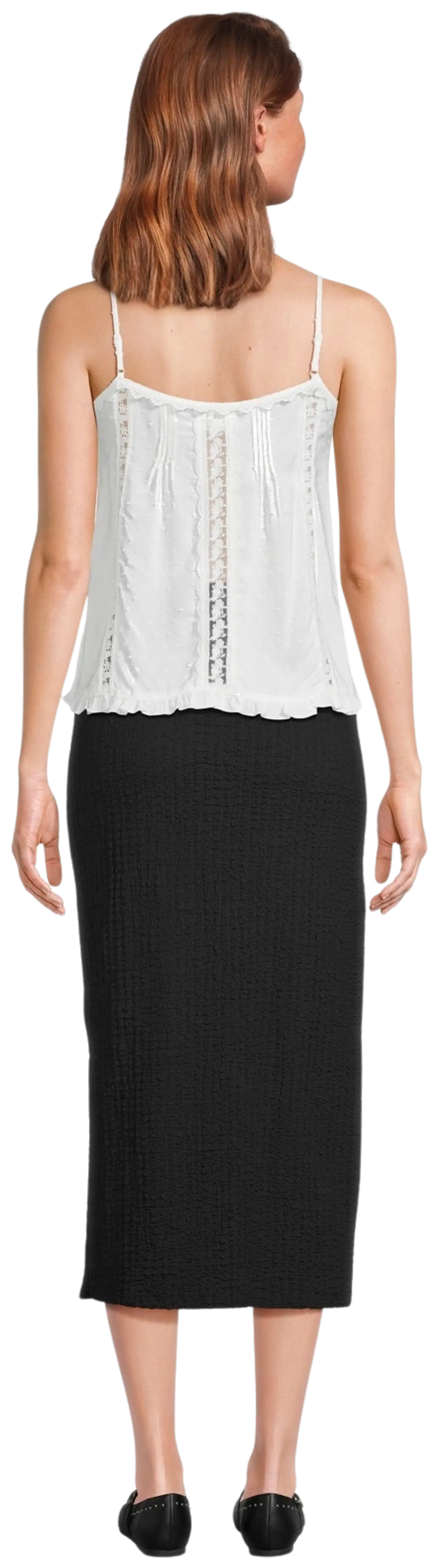 WKLY. naisten toppi pitsisomisteilla 228W160626 - WHITE - 3