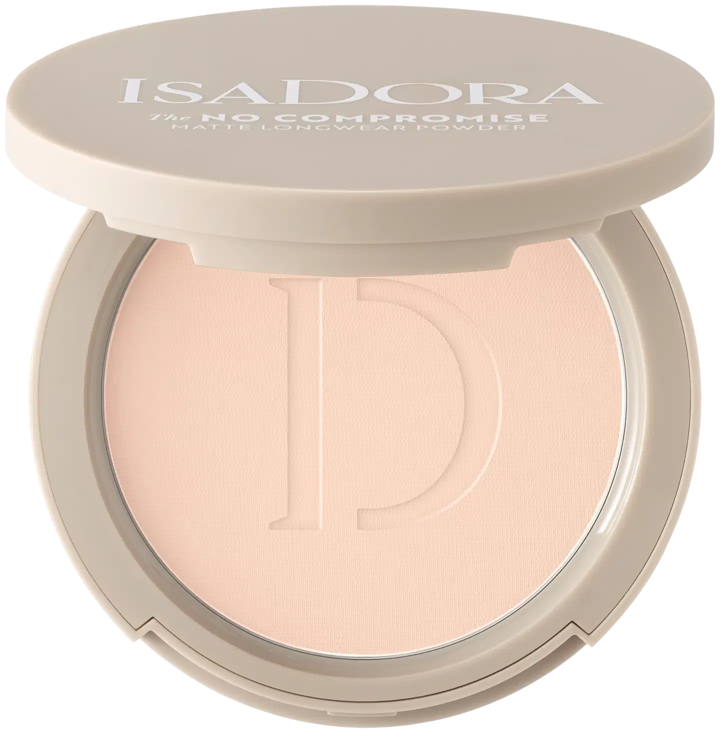 Isadora The No Compromise Matte Longwear Powder puuteri 65 Neutral Beige 7 g - 61 Cool Ivory - 1