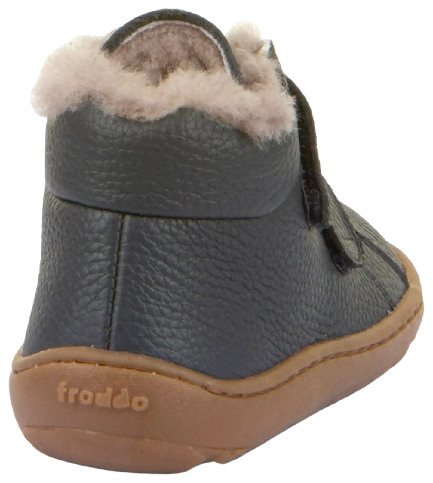 Froddo lasten talvipaljasjalkakenkä Winter Furry - Dark blue - 5