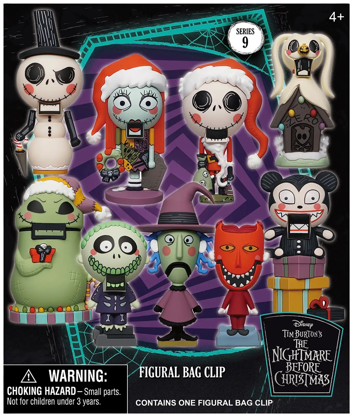 Monogram keräilyhahmo Nightmare Before Christmas Bag Clip  S9 - 1