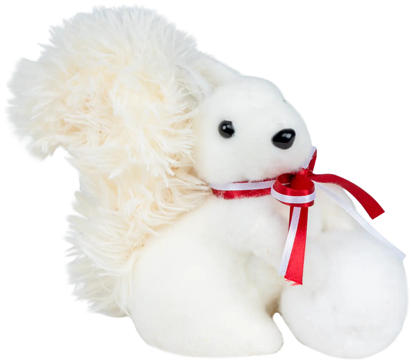 Pöytäkoriste pikkuorava n.20 cm valkoinen, erilaisia - 1