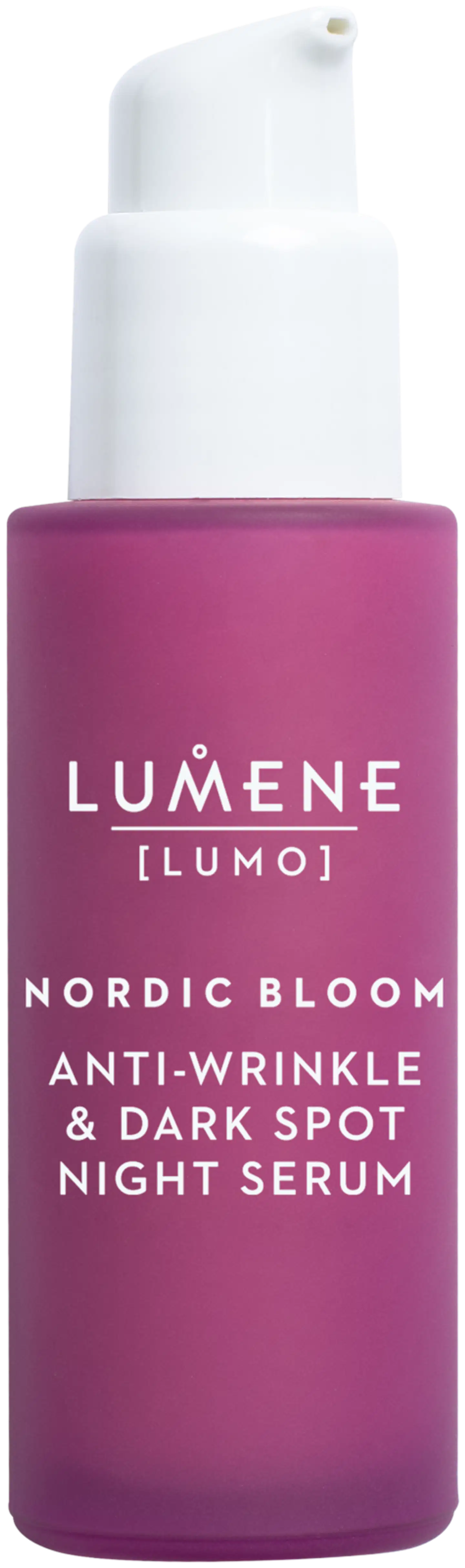 Lumene LUMO Silottava & pigmenttiläiskiä häivyttävä yöseerumi 30 ml