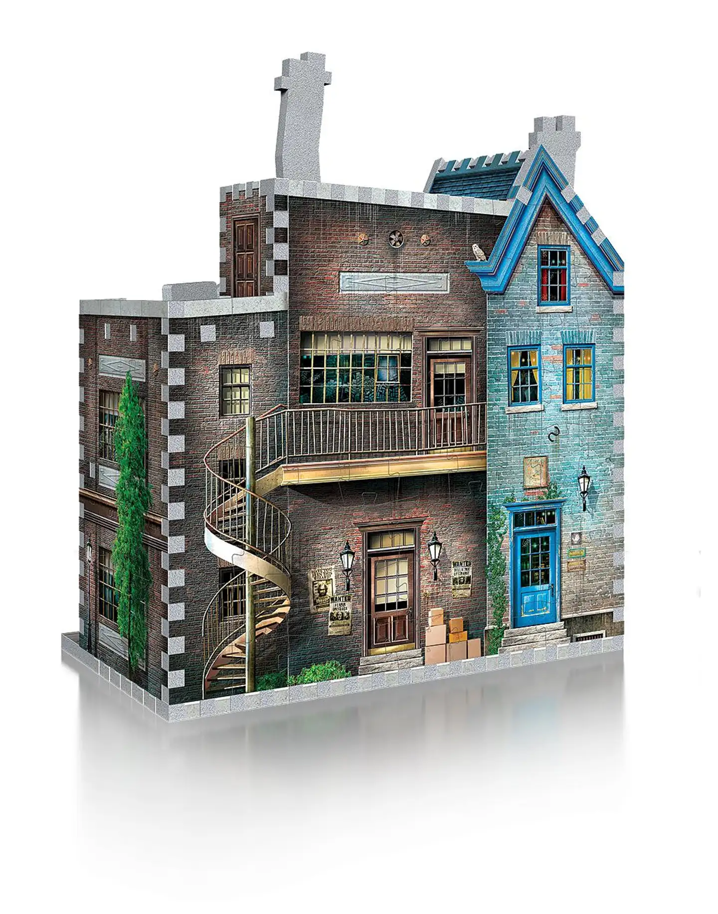 Wrebbit Harry Potter Ollivander's wand shop & Scribbulus 3D-palapeli - 3