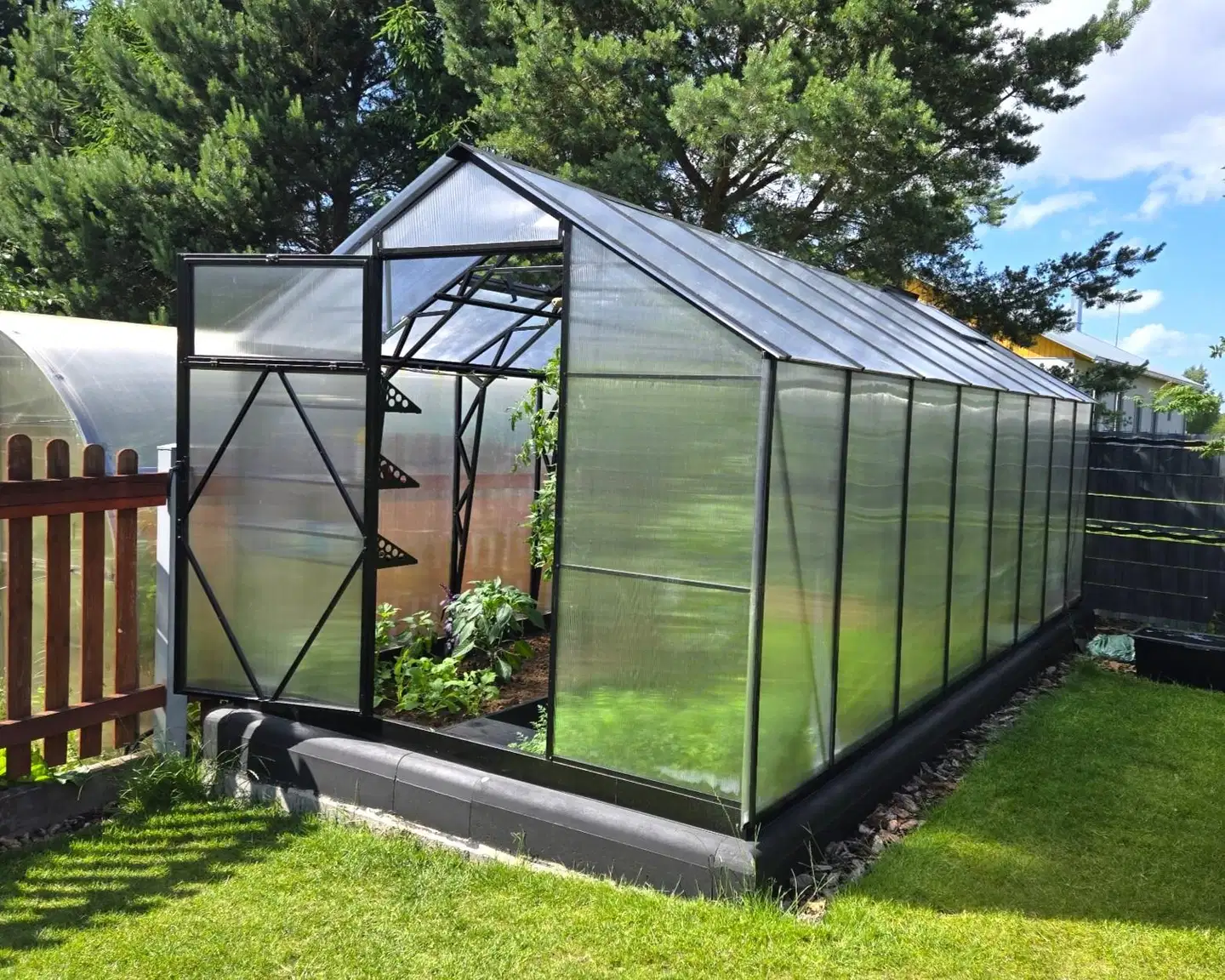 Ecoslider kasvihuone Lux 2.5 X 5.5 - 7