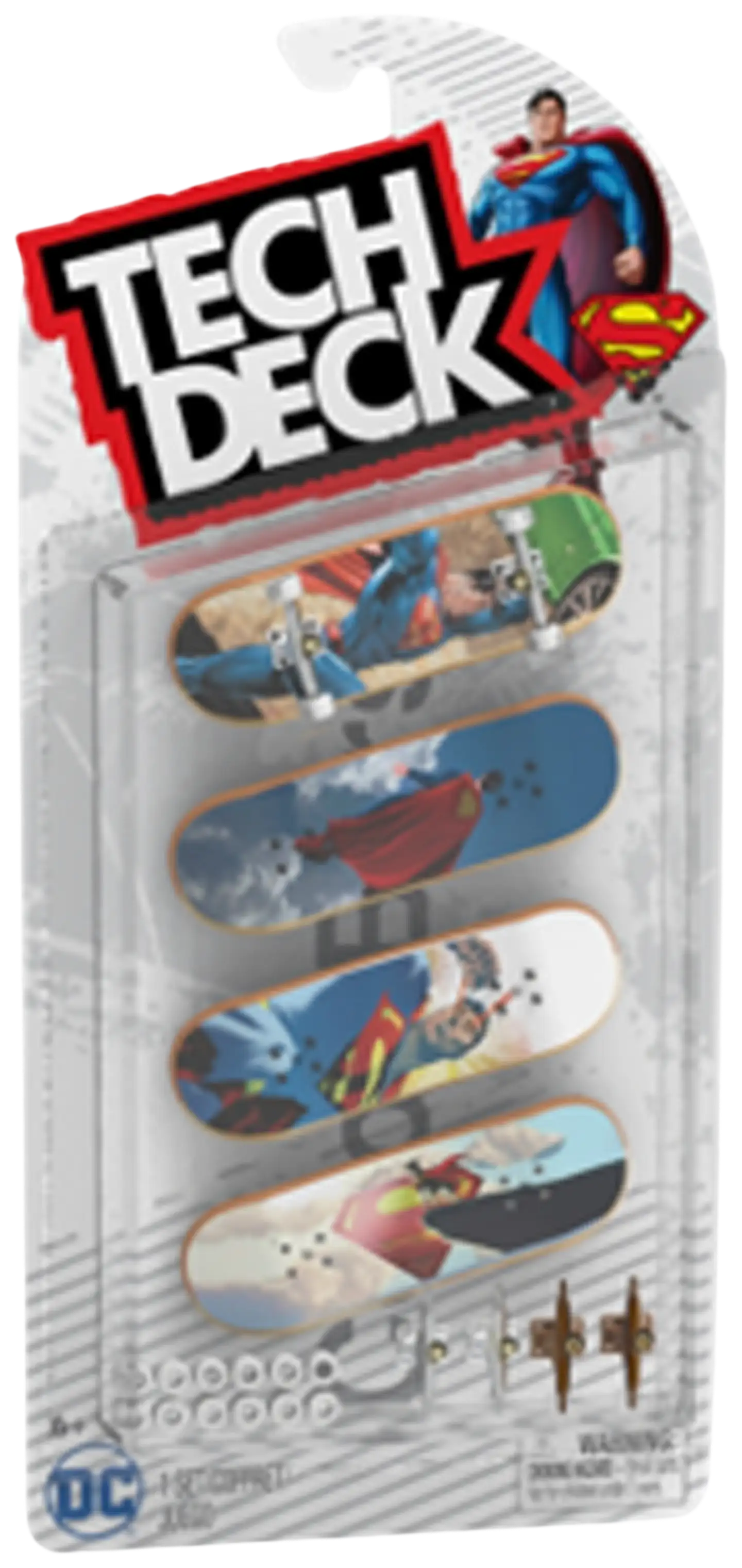 Tech Deck Skeitti 4 Pk Superman