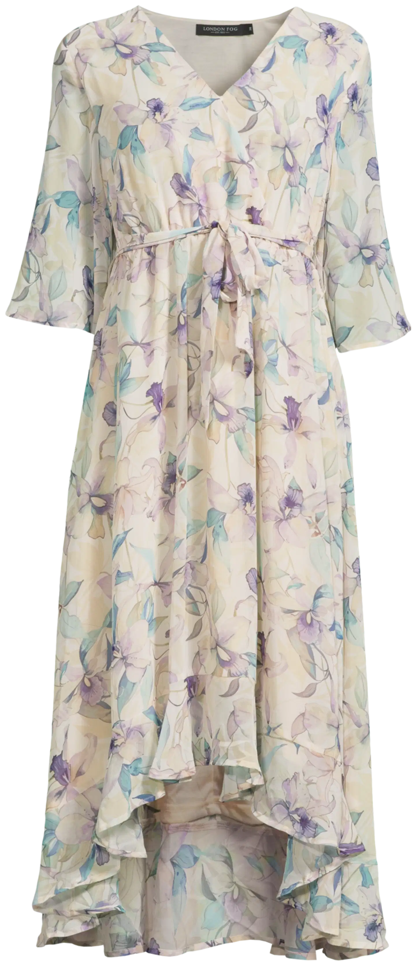 London Fog naisten sifonkimekko 218L261712 - Multicolor - 2