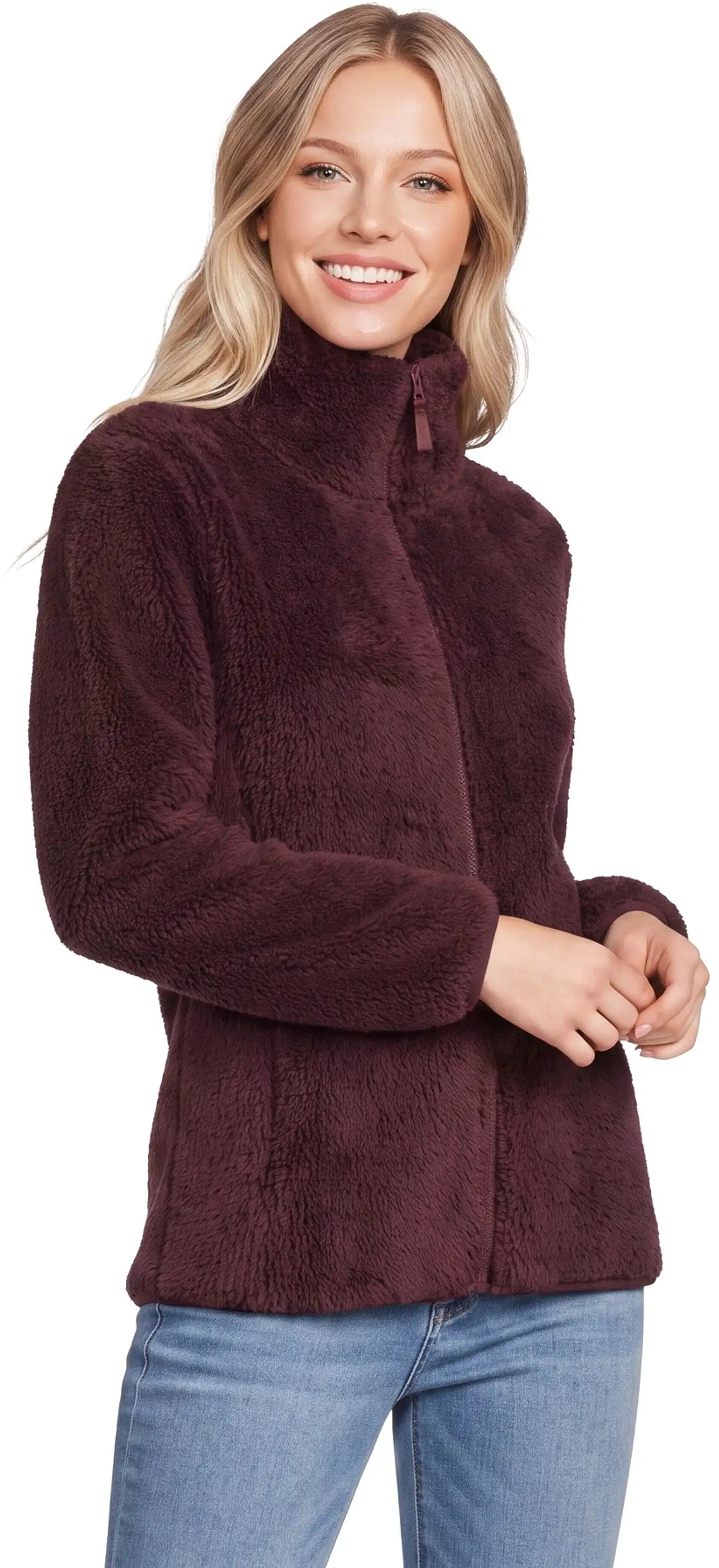 House naisten fleecetakki sherpa YLJ4610 - Wineyard wine - 1