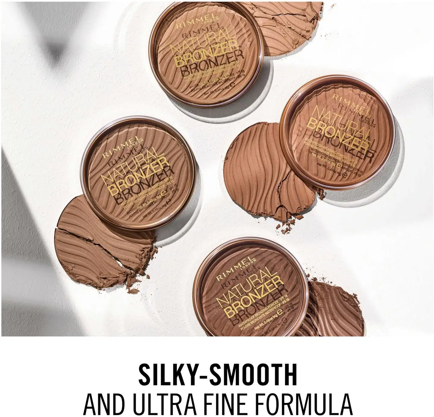 Rimmel Natural Bronzer, 001 Sunlight 14 g aurinkopuuteri - 4