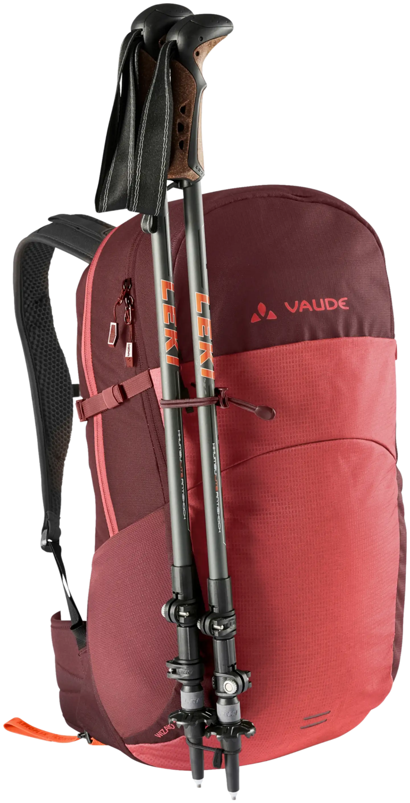 VAUDE verkkoselkäinen päiväreppu Wizard 24 + 4, väri redeva - 5