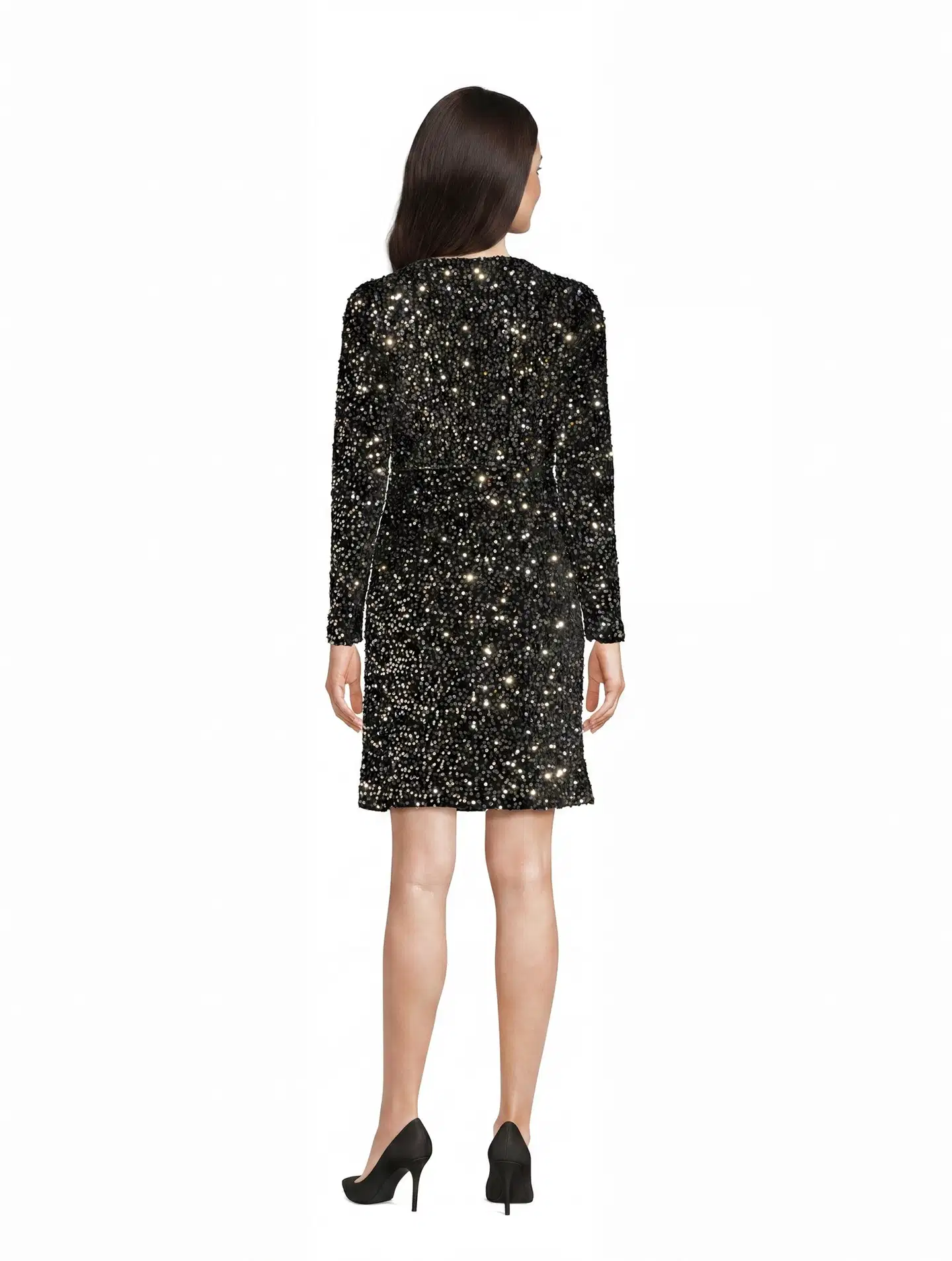 House naisten juhlamekko Sequin 218H264033 - gold - 4