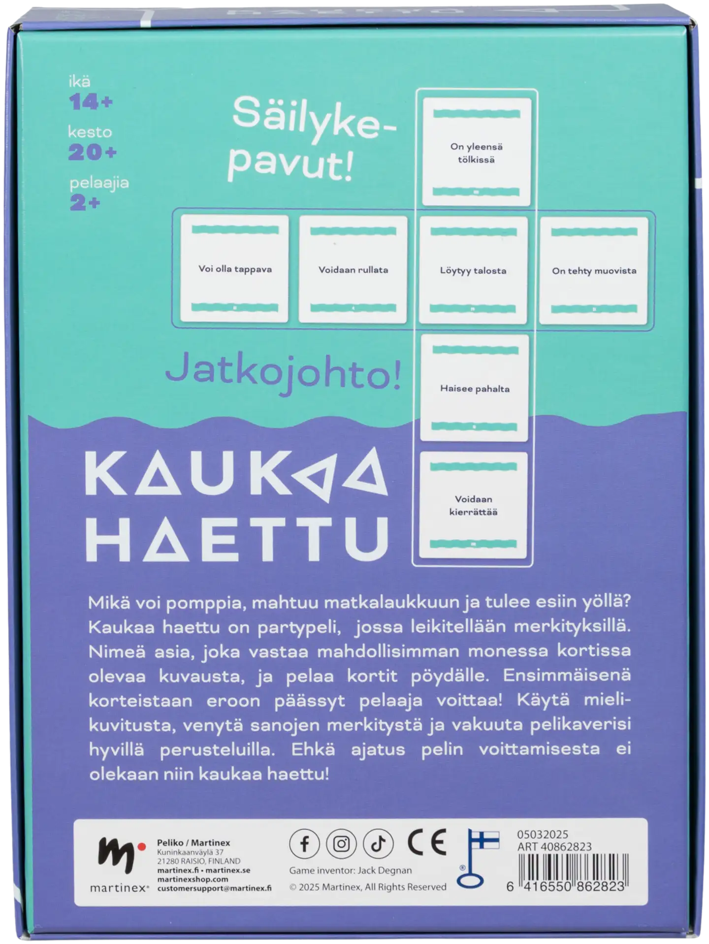 Peliko lautapeli Kaukaa Haettu - 4