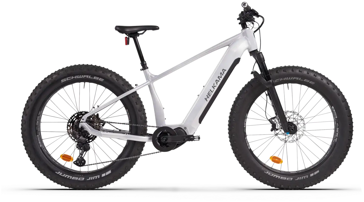 Helkama FE 26" Sähköfatpyörä 12-vaihdetta runko 20 cm valkokulta