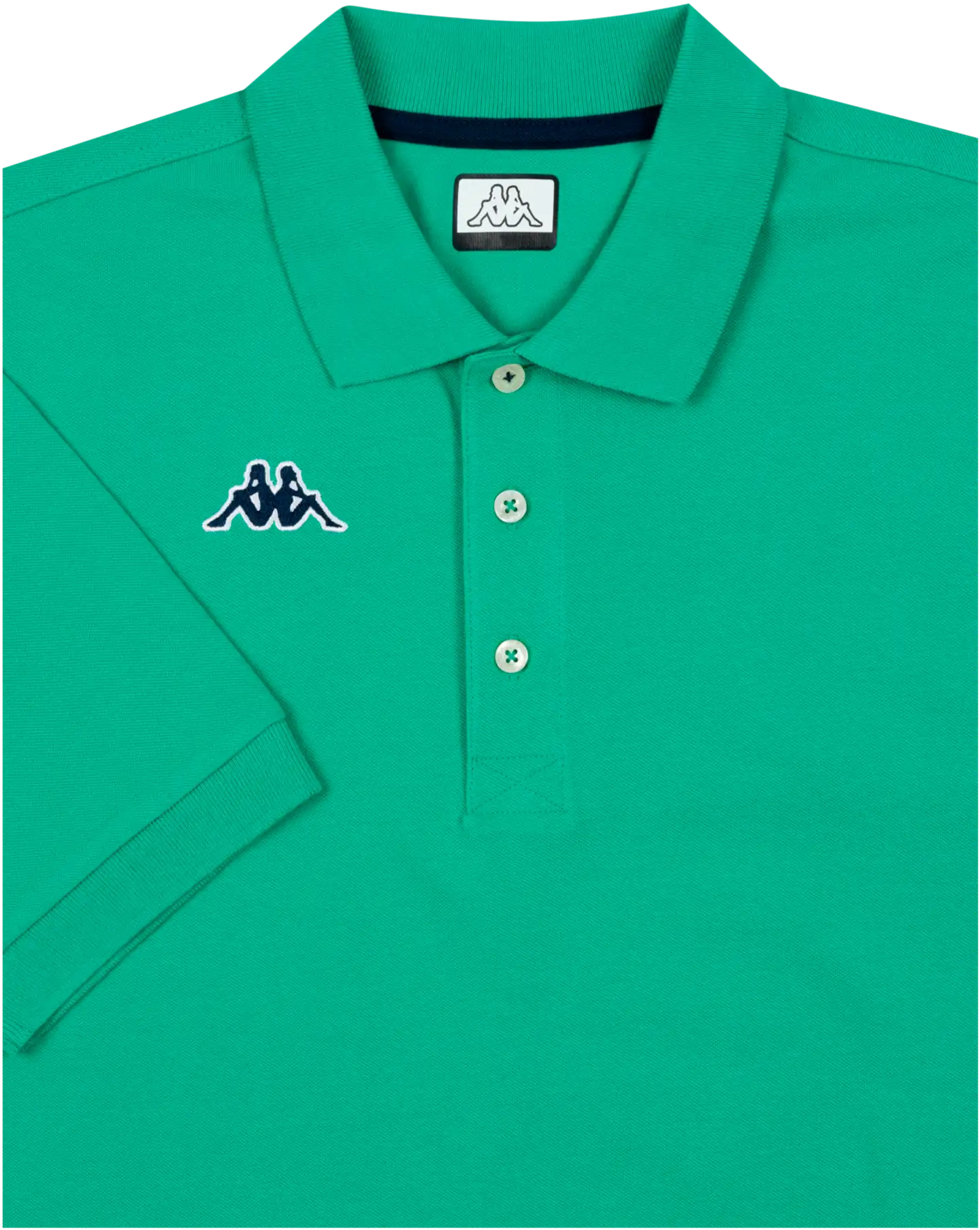 Kappa miesten pikeepaita Logo Holiver - Green Blarney-blue marine - 2