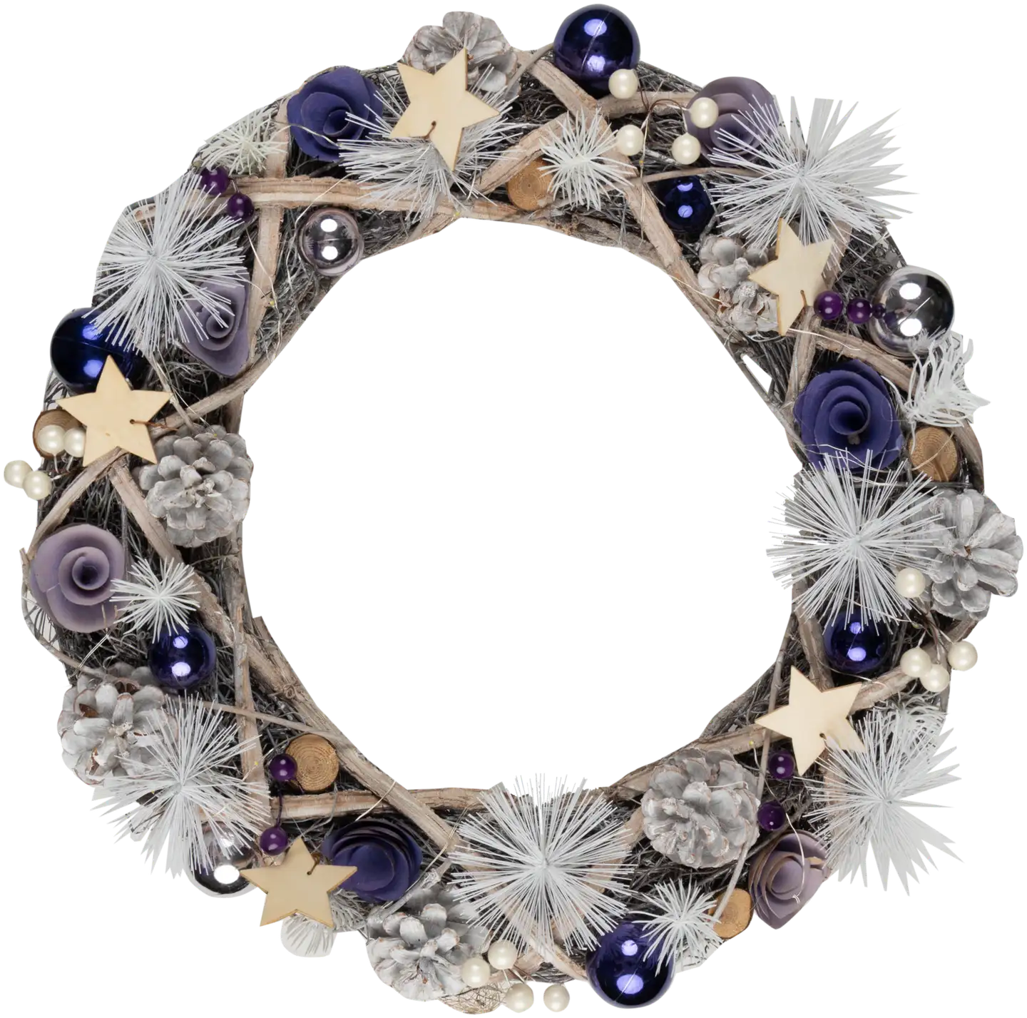 House koristekranssi Frost LED-valoilla 45 cm