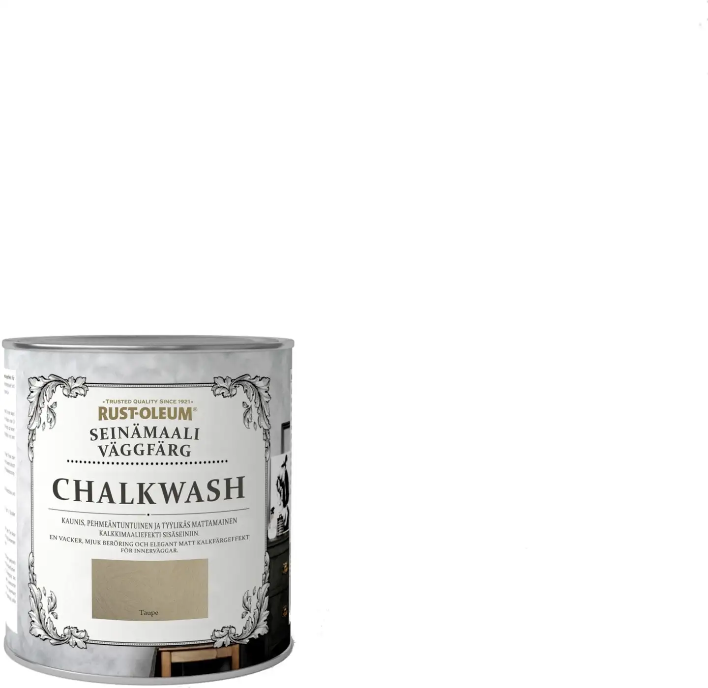 Rust-Oleum Chalkwash 1l seinämaali vesiohenteinen ruskea - 1