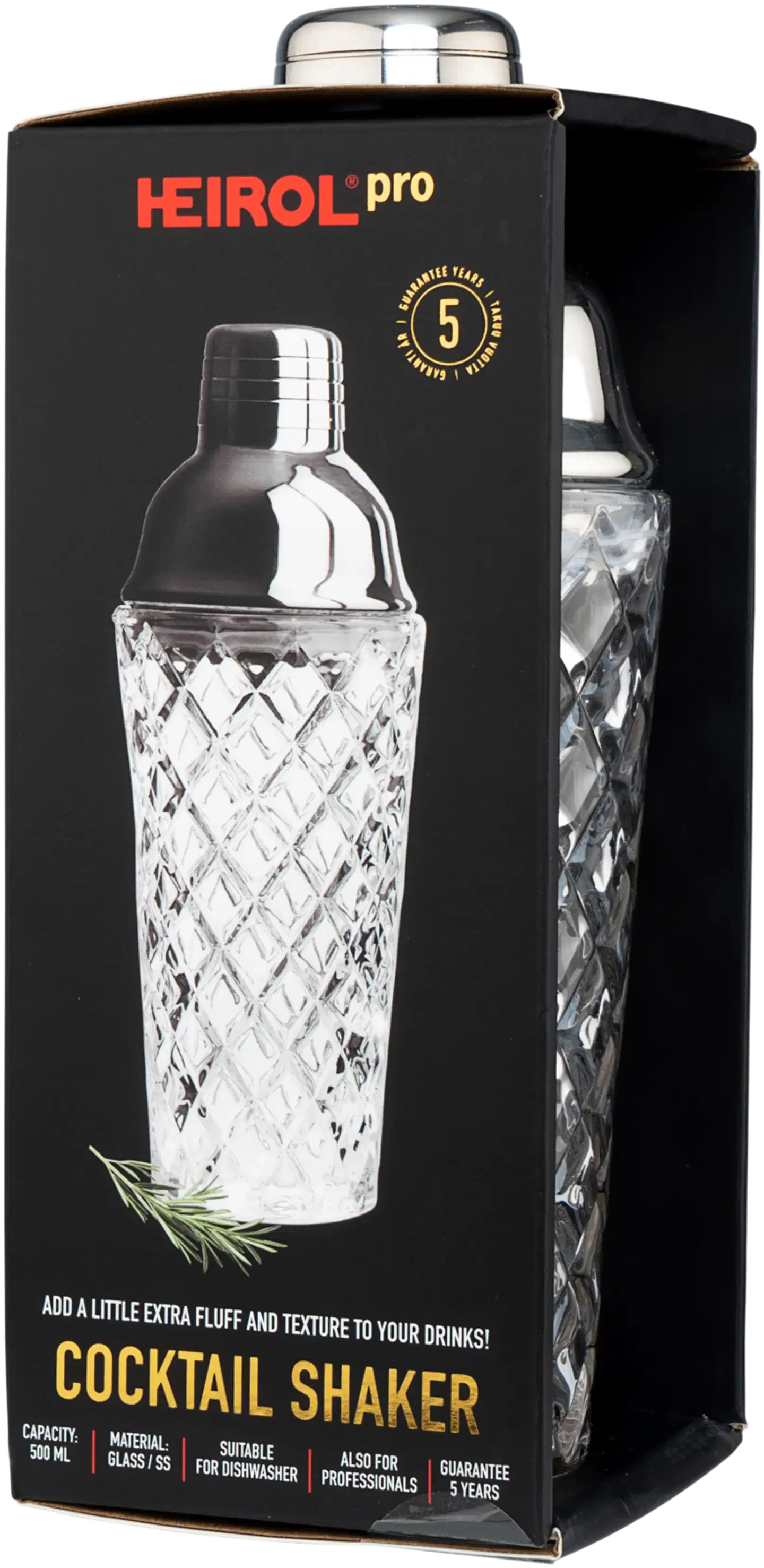 Heirol Shaker Pro 500 ml, lasia - 1