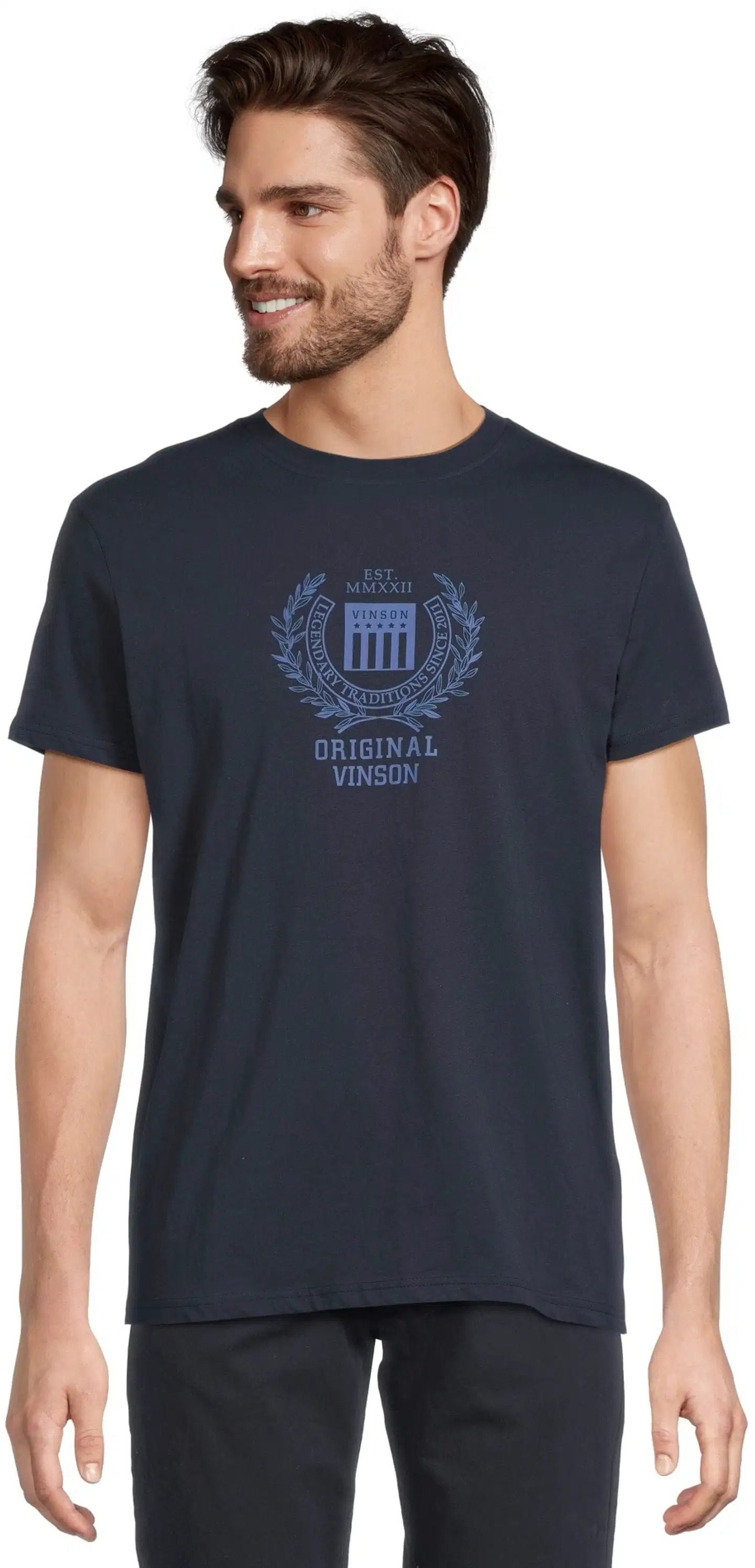 Vinson miesten t-paita Samuel 105558 - Dark Sapphire - 1
