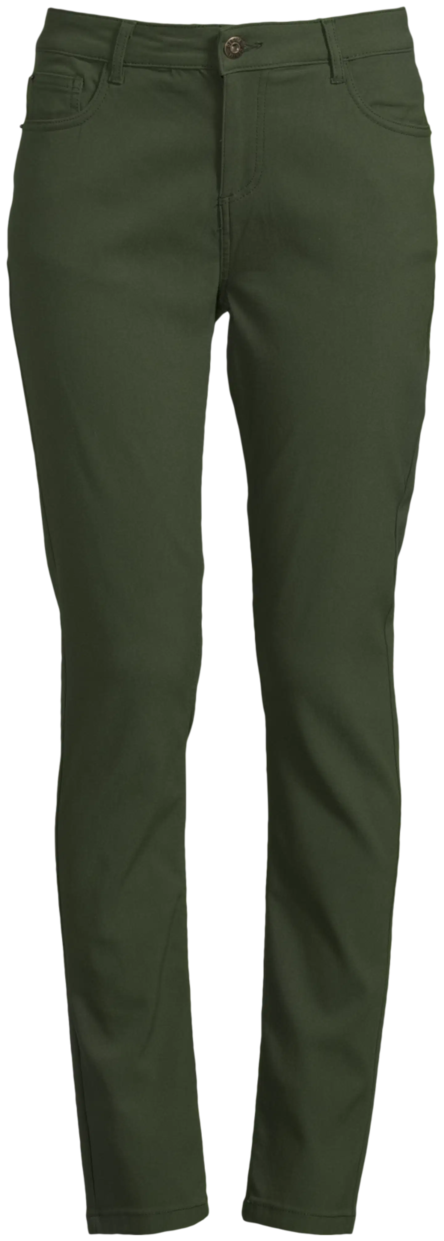 House naisten stretch-housut 222H262908 - green - 2