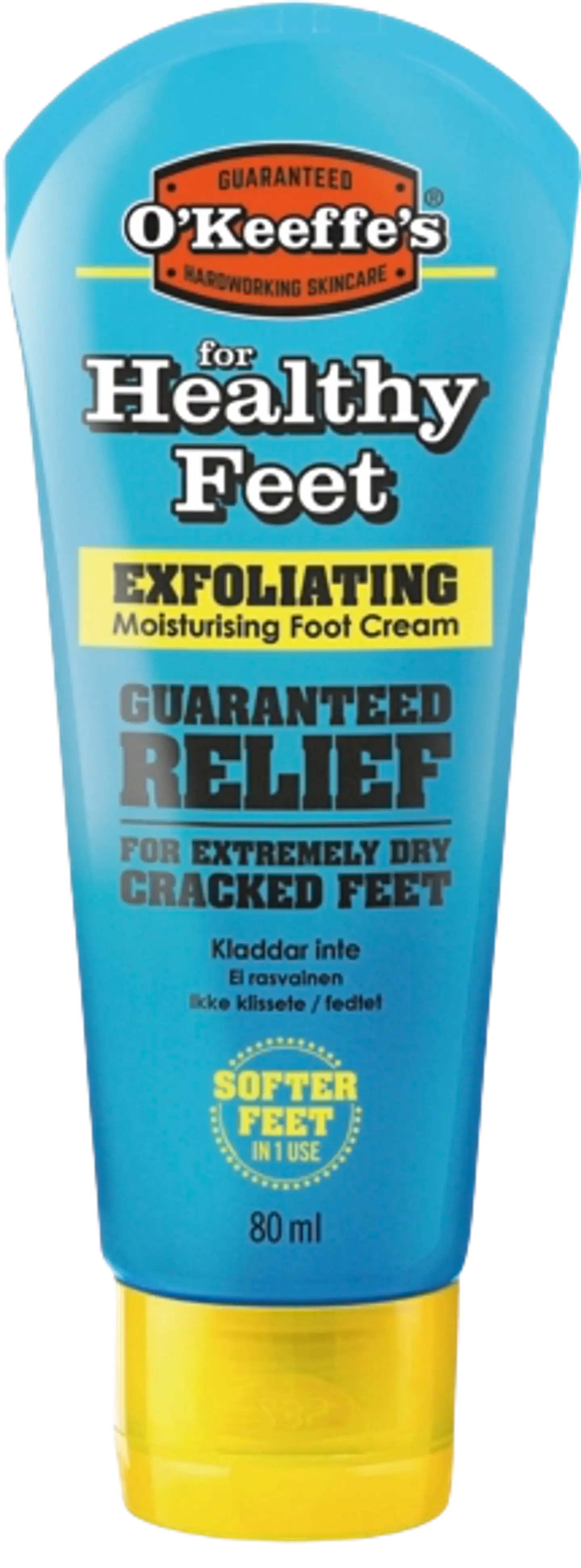 O'Keeffe's kuoriva jalkavoide exfoliating 80ml