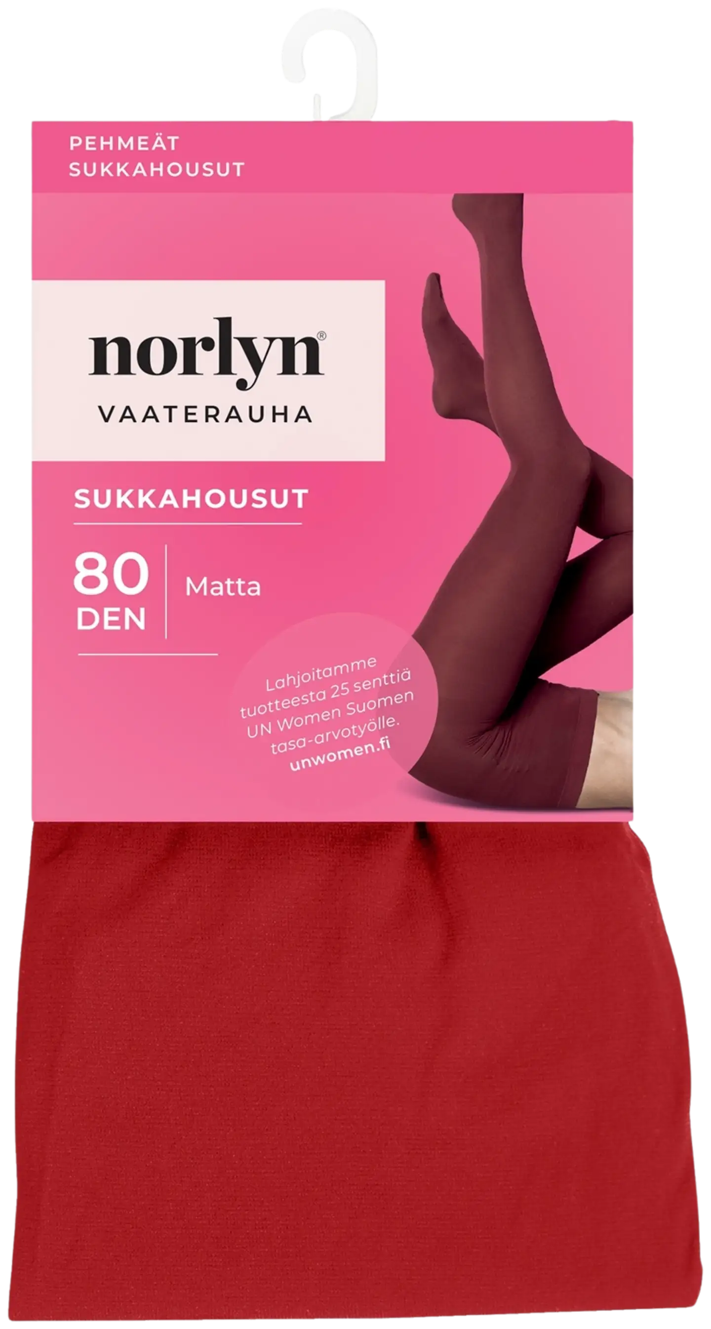 Norlyn naisten sukkahousut 80den A41652 - Red chilli - 1