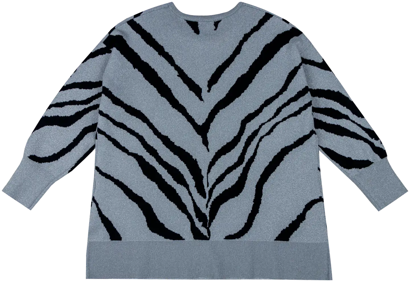 House naisten neulepusero intarsia 213HP34620, D-mitoitus - Grey intarsia - 2