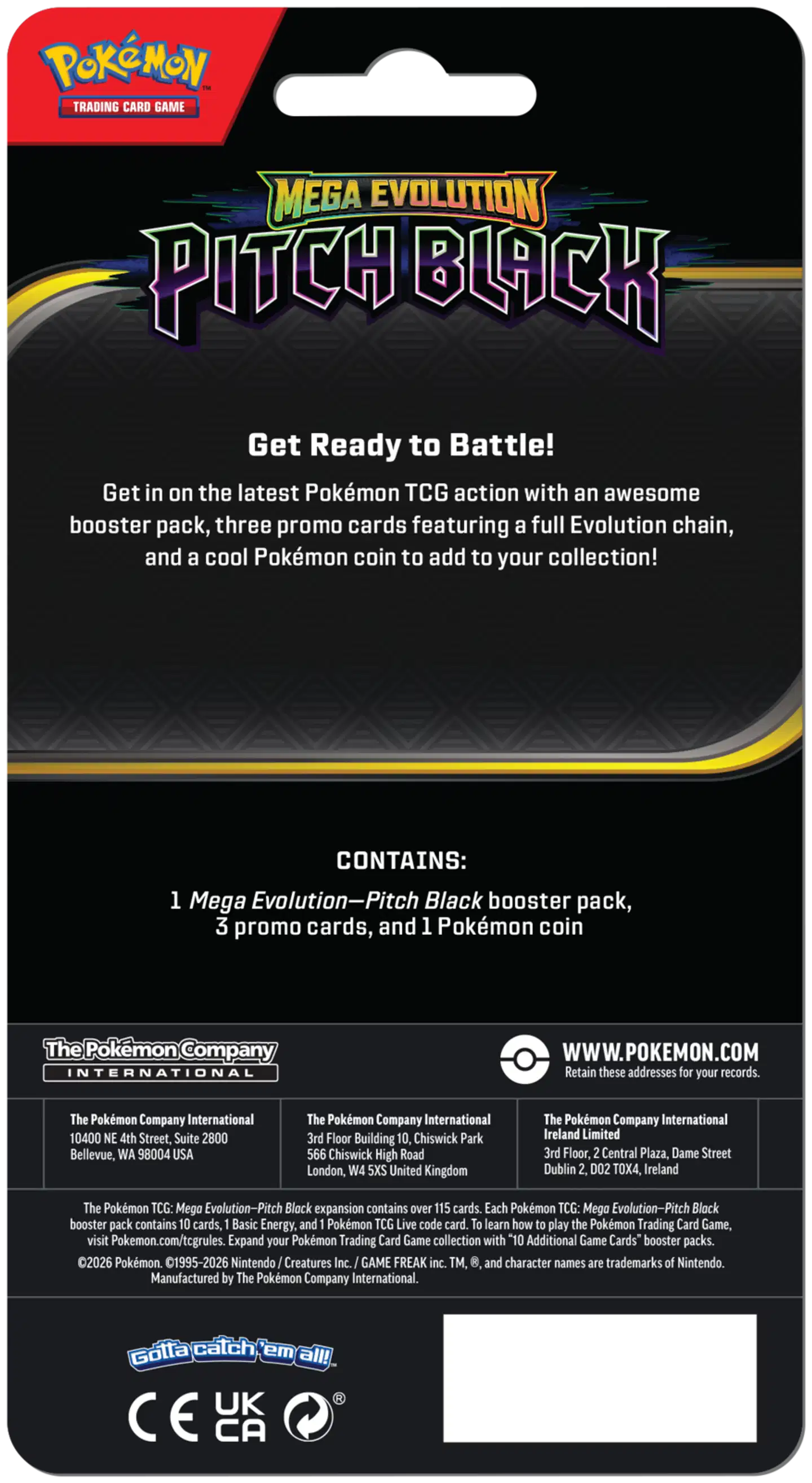 Pokémon TCG ME05 Pitch Black Premium Checklane Blister - 3