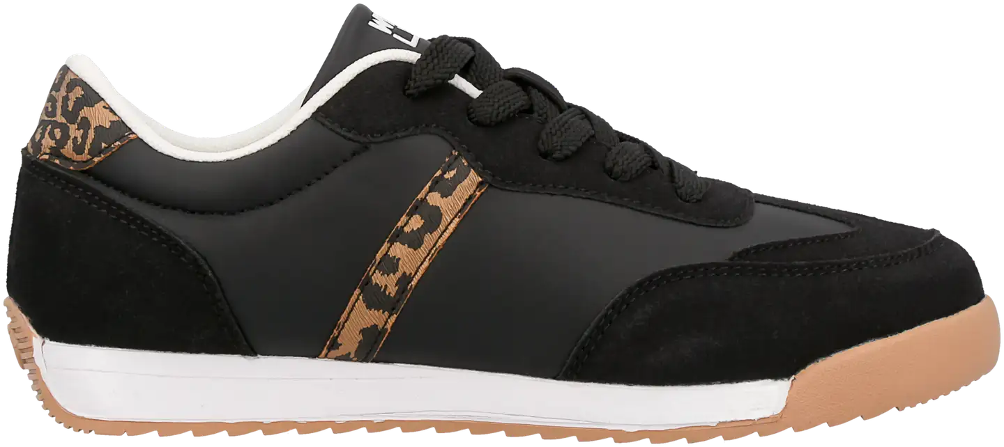 WKLY. naisten tennarit Elmi - Black/leopard - 1