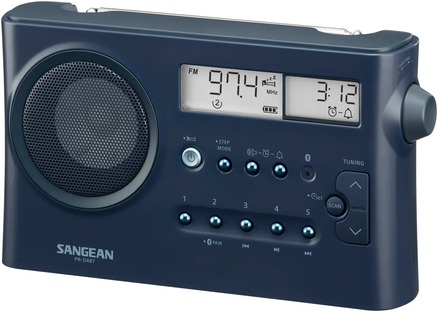 Sangean radio PR-D4BT tummansininen - 3