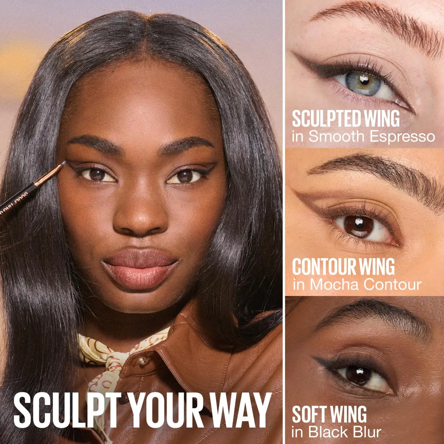 Maybelline New York Sculpting Stix Silmänrajauskynä Black Blur 0,7 g - Smooth Espresso - 9