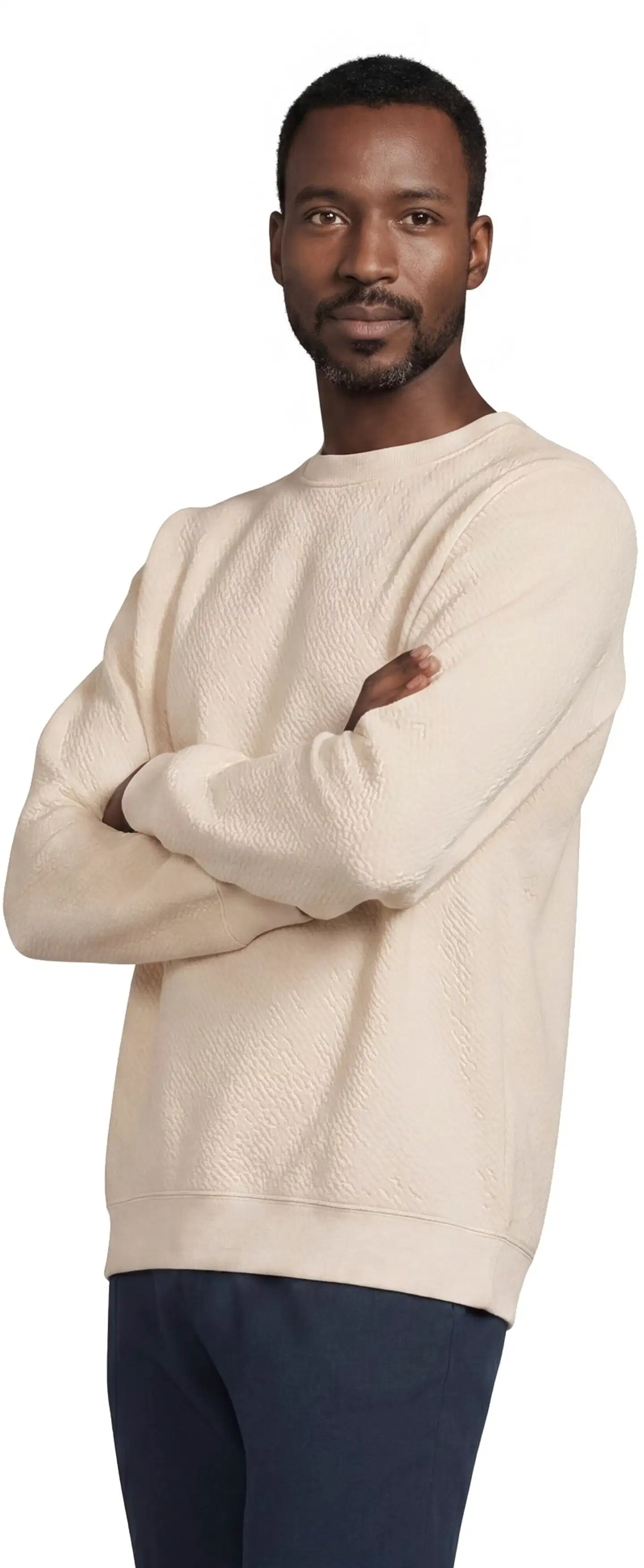 London Fog miesten collegepaita struktuuri 194L292609 - Beige - 1