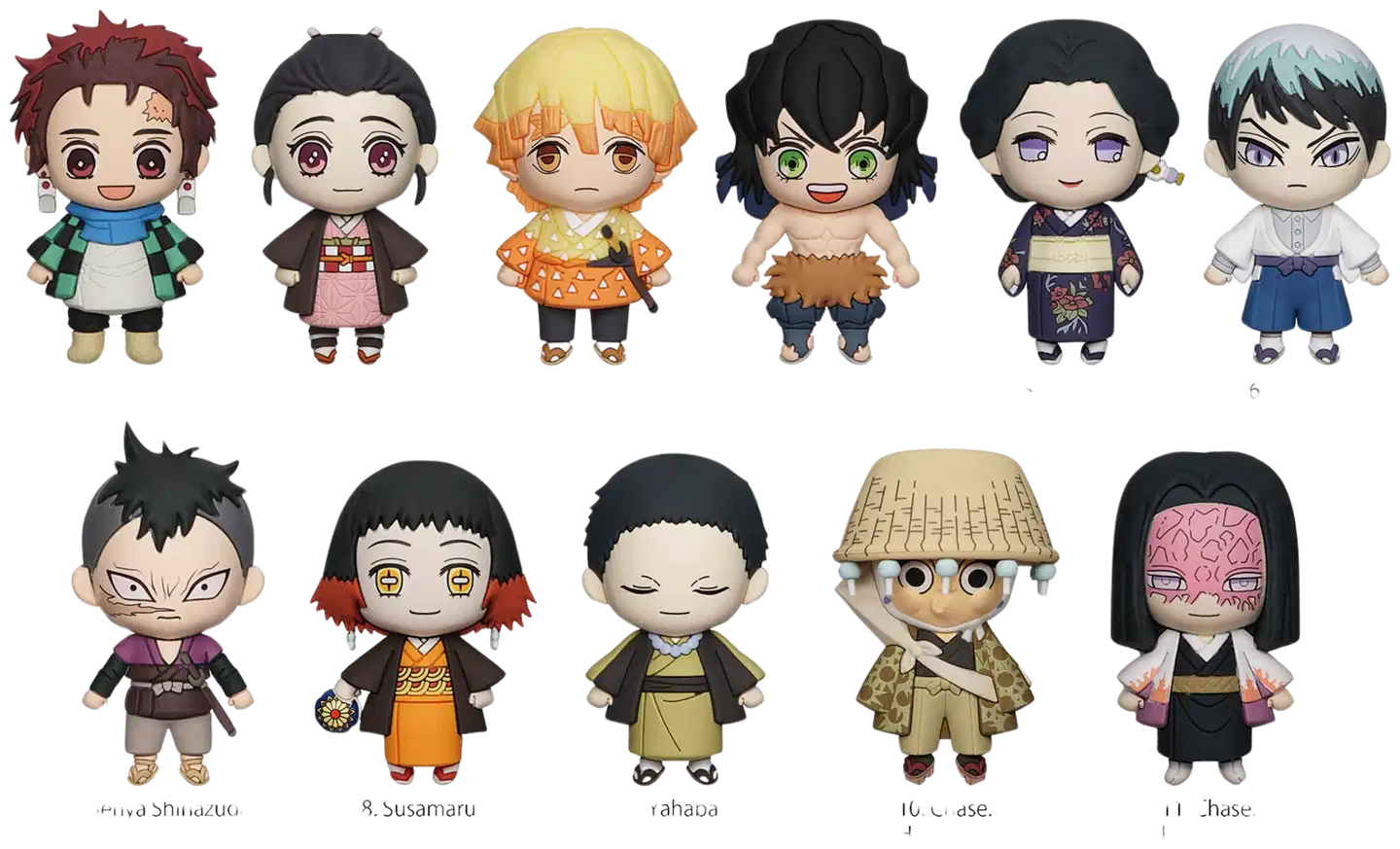Monogram keräilyhahmo Demon Slayer Bag Clip Series 3 - 3
