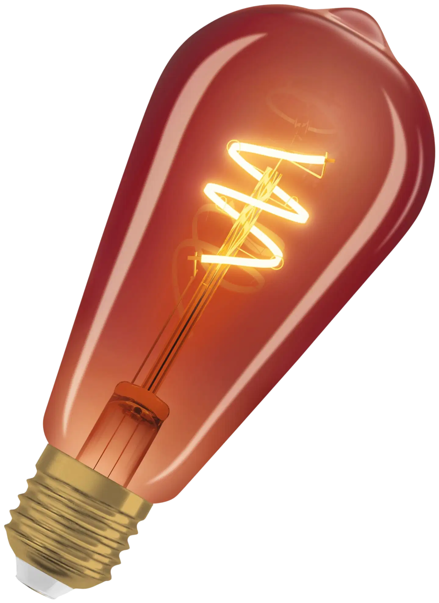 Osram LED-sisustuslamppu Edison 3W E27 kupari spiral-filamentti Dim - 1