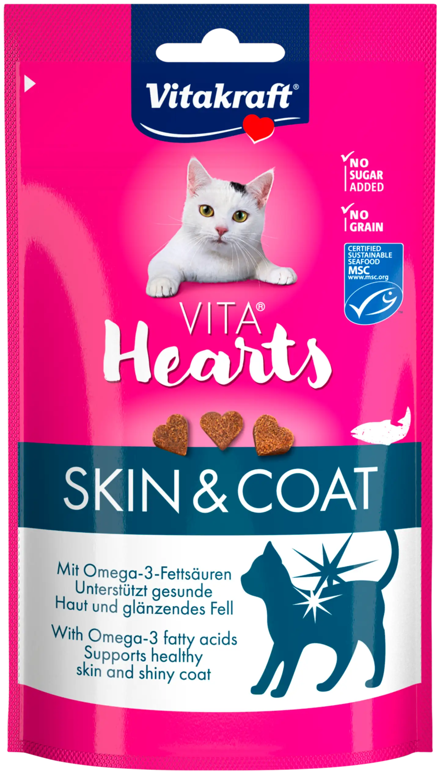 Vitakraft Hearts SkinCoat Lohi 40g