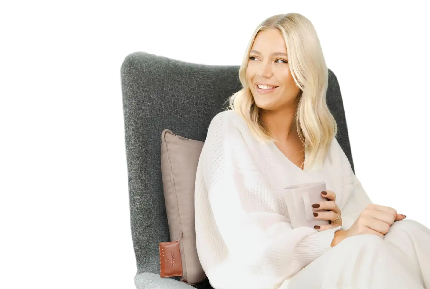 Beurer HK77 Heaty akkukäyttöinen lämpötyyny, ruskeanharmaa - 7