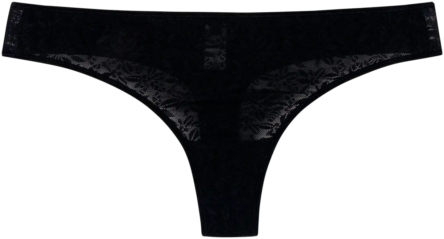 Actuelle naisten string-alushousut 210A332514 - BLACK - 1