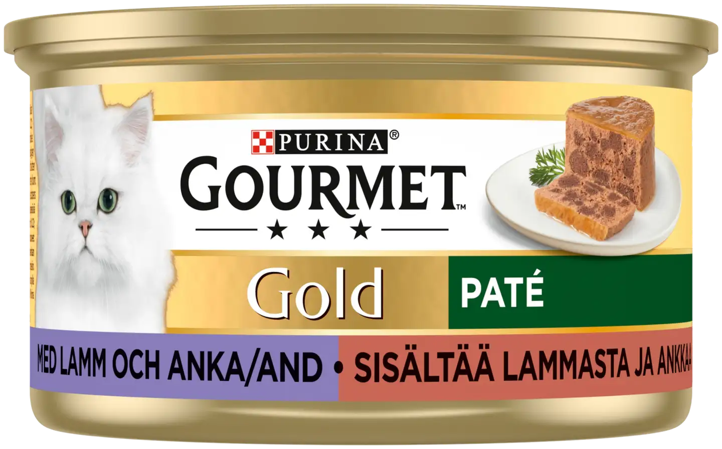 Gourmet 85g Gold Lammasta ja Ankkaa Patee kissanruoka