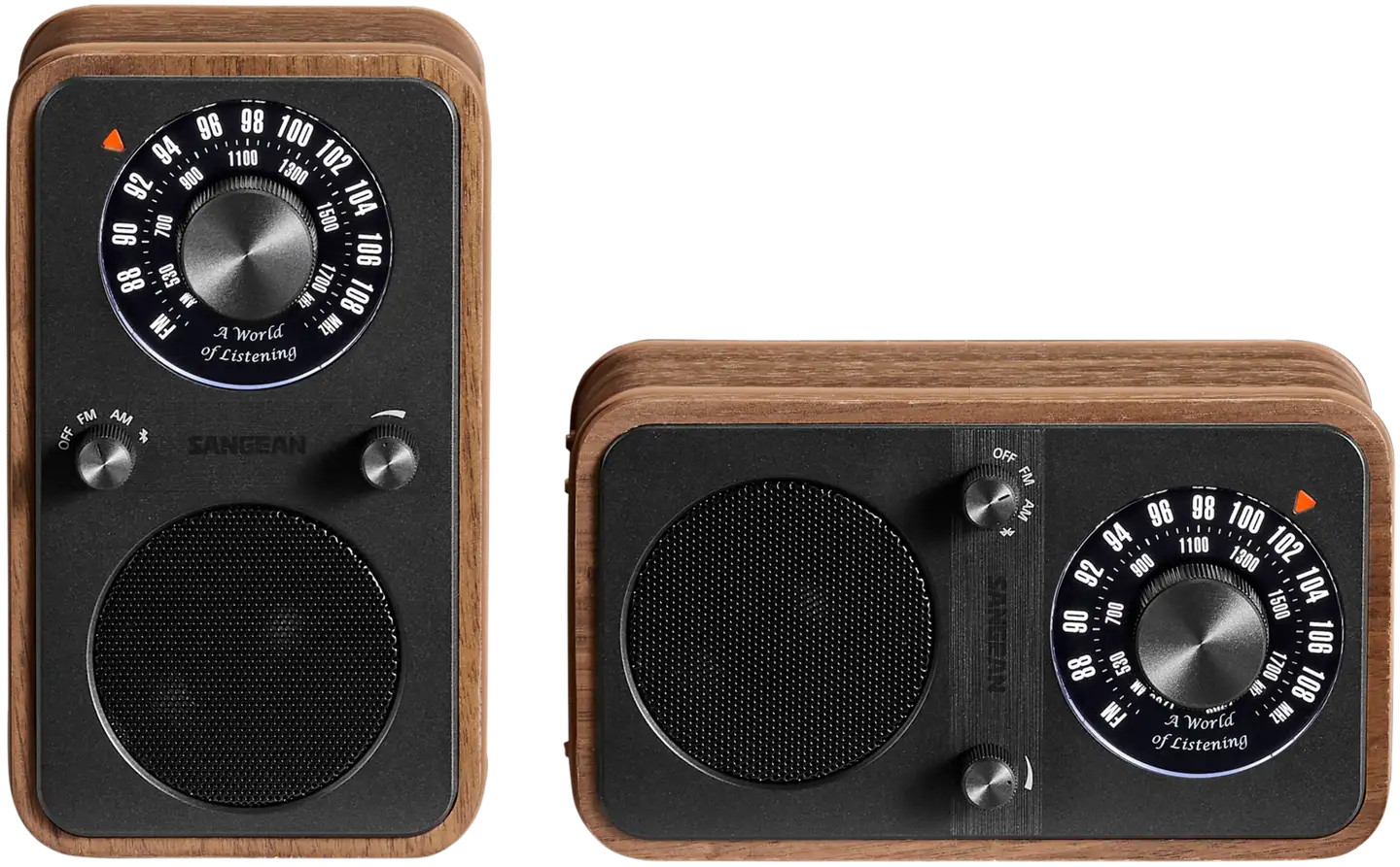 Sangean WR-9 Bluetooth pöytäradio, pähkinä - 5