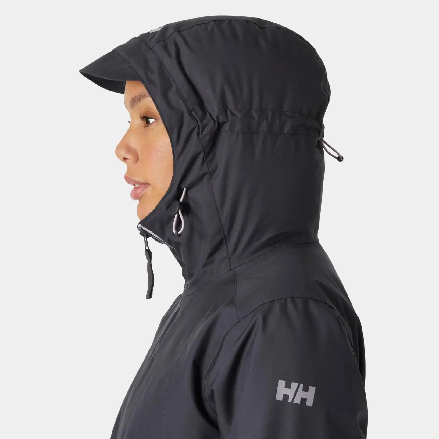 Helly Hansen naisten kevytvanutakki pitkä Westport Ins Coat - ebony - 5