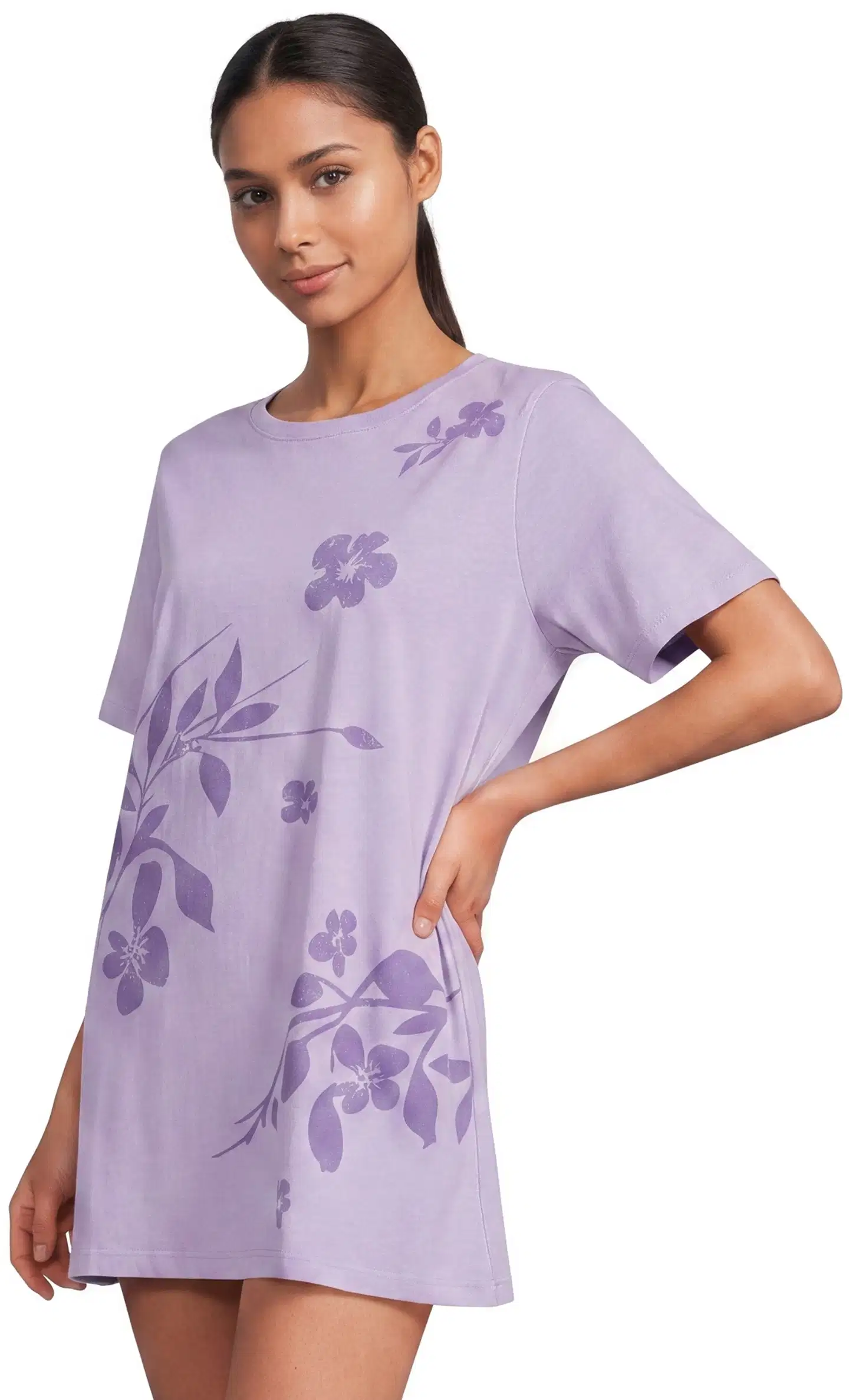 Actuelle naisten yöpaita 212A042608 - Lavender - 1