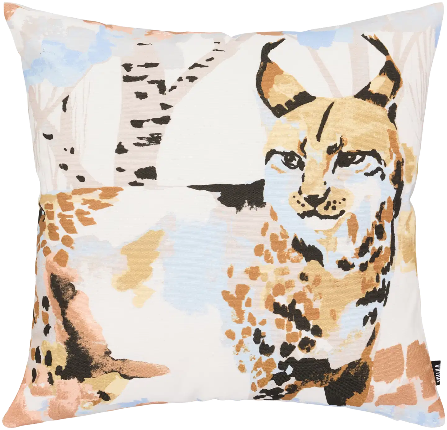 Vallila koristetyynynpäällinen Ilves 43x43 cm sinibeige