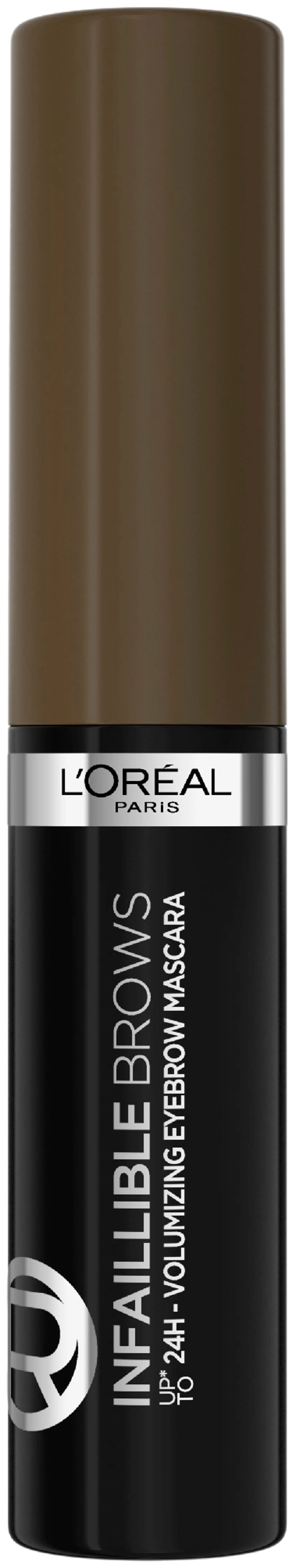 L'Oréal Paris Infaillible Brows 24H Volumizing Mascara 1.0 Ebony kulmamaskara 5ml - 10