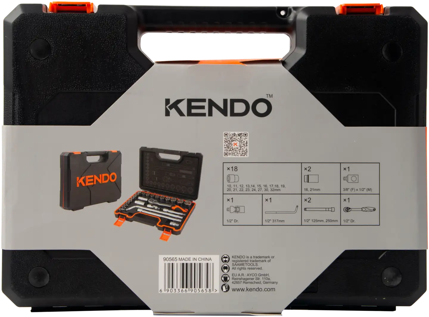 Kendo hylsysarja 1/2" 26-osainen - 4