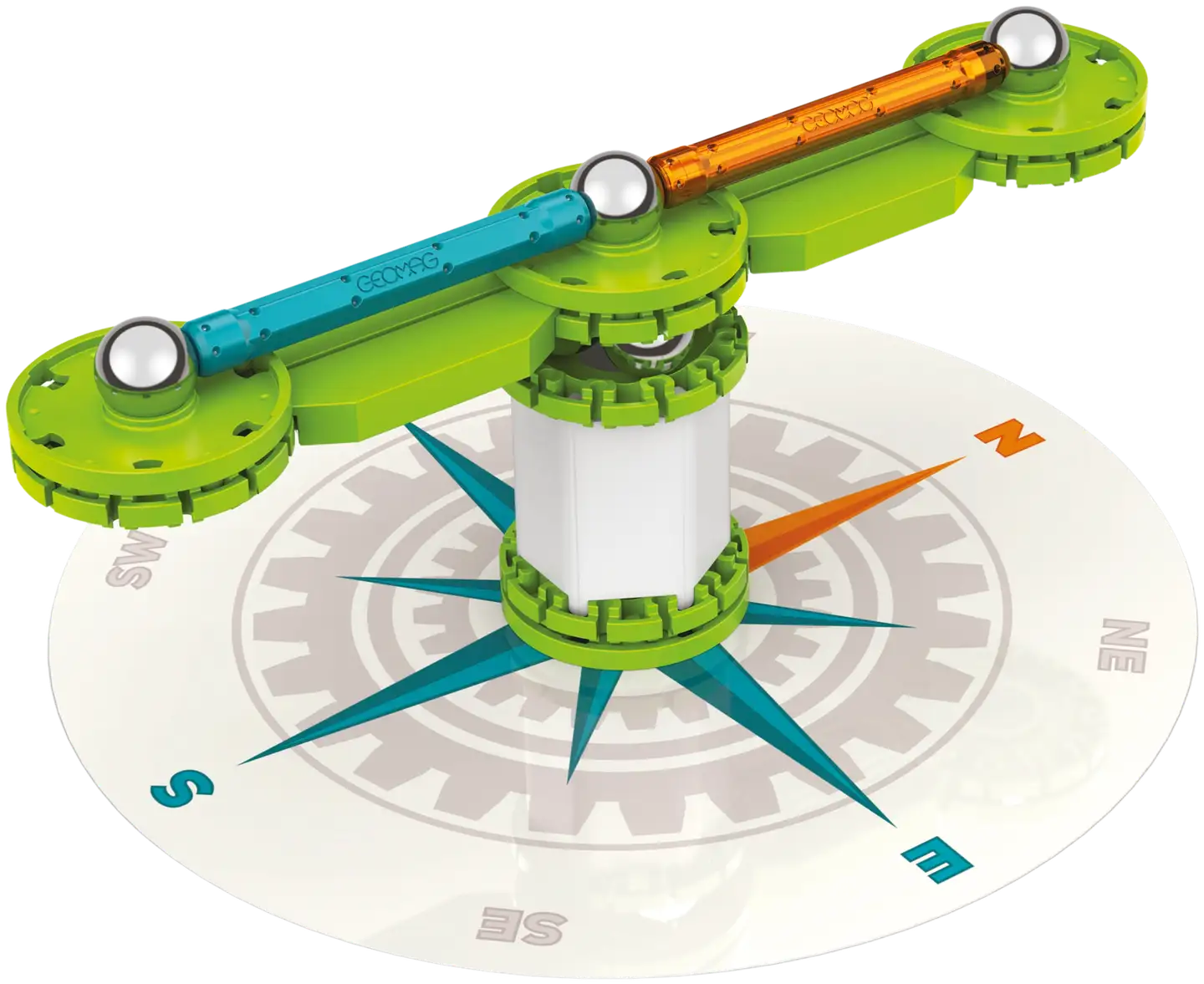 Geomag Mechanics Motion Kompassi -magneettirakennussetti 35 osaa - 2