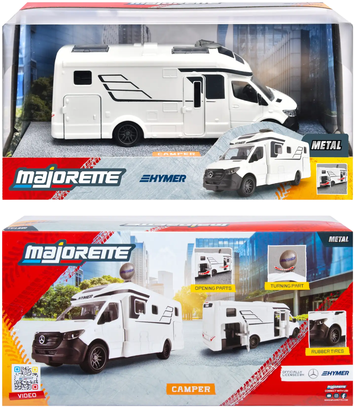 Majorette Hymer B-Class Camper matkailuauto - 6